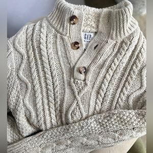 GapKids brand boys pullover sweater in oatmeal